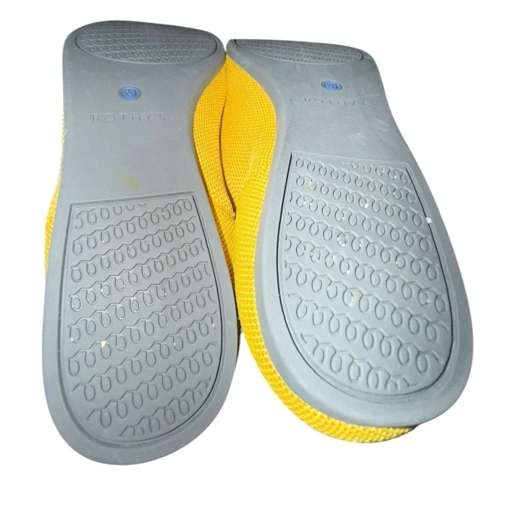 Rothy’s The Point Retired Marigold Yellow Flats Size 10